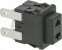 taster 1 polig schwarz 16a 250v