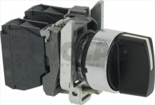 SELETTORE NERO 1-0-2 15A 230V