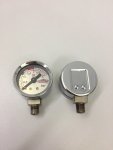 Manometer Kesseldruck Original Elektra Microcasa verchromt