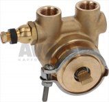 FLUID-O-TECH Rotoflow Pump Head 50 l/h CB054 – Long Adjustment Screw – Eco Brass