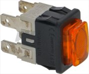 SCHALTER 2-POLIG ORANGE 16A 250V