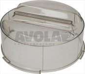 DECKEL AUS KUNSTSTOFF ø 300/310x130 mm
