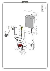 ECM Casa V Wasserkreislauf Explosionszeichnung