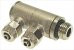 doppelanschluss schnellverbinder fuer 4x6mm teflonrohr 1 4 quot nuova simonelli oscar i