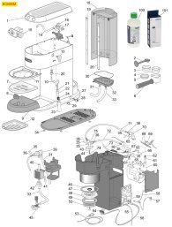 DELONGHI Espressomaschine Maschine MOD. EC685.M Explosionszeichnung