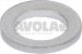 rondella alluminio o 8x5x1 mm