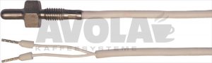 FÜHLER PT100 3300 mm ø 5x10 mm M6 IRINOX