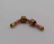 Vibiemme Domobar Junior 2B Boiler to Steam Valve Pipe