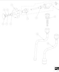 La Pavoni Cellini Classic Wasser Dampf Ventil Explosionszeichnung