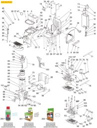 La Pavoni Micropod Explosionszeichnung