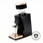 Eureka Mignon Single Dose schwarz matt / Eiche mit ELR System  (Extremely Low Retention) - Espressomühle Kaffeemühle