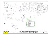 BFC Lira Kit Cappuccinatore mit Sonde und Kompressor Explosionszeichnung