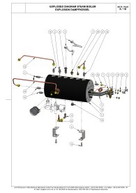 ECM Discover Dampfboiler Explosionszeichnung